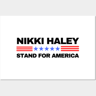 NIKKI HALEY STAND FOR AMERICA Posters and Art